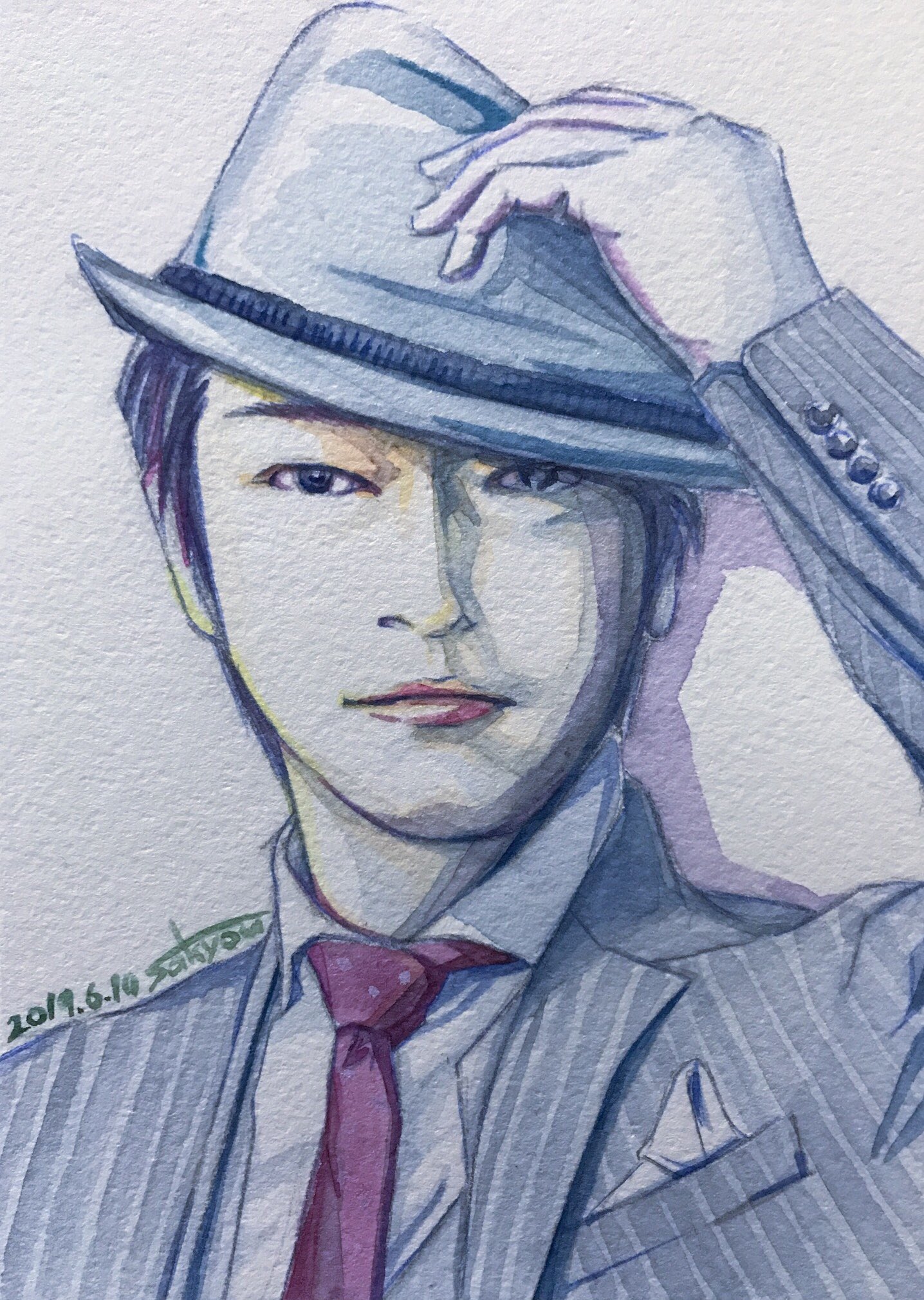 Sakyou Baby 人見2day このタグを見た人は可能であれば浦地正宗を描くor書くor語る 思いつくまま色付け遊んでみました でも まだまだビビってる感が否めない 051 及川光博 サクラダリセット T Co Dguygk9kt2 Twitter