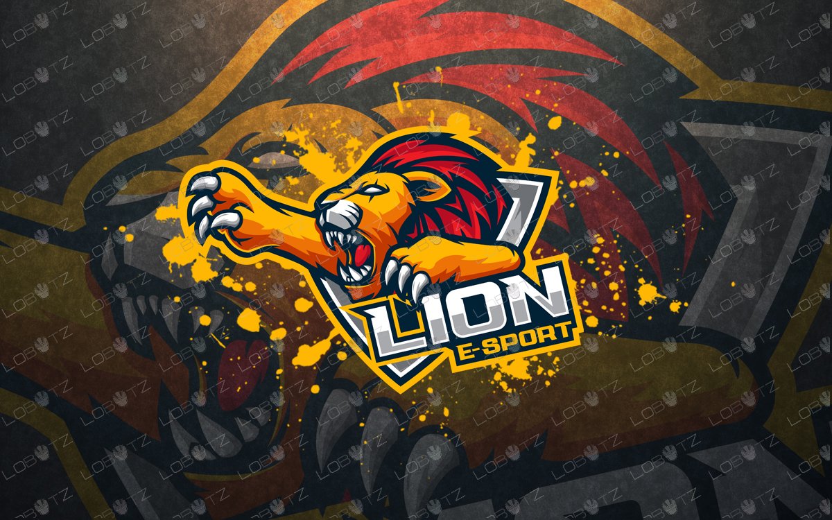 Lion Mascot Gaming Logo Design Graphic by sixtwenty studio · Creative  Fabrica