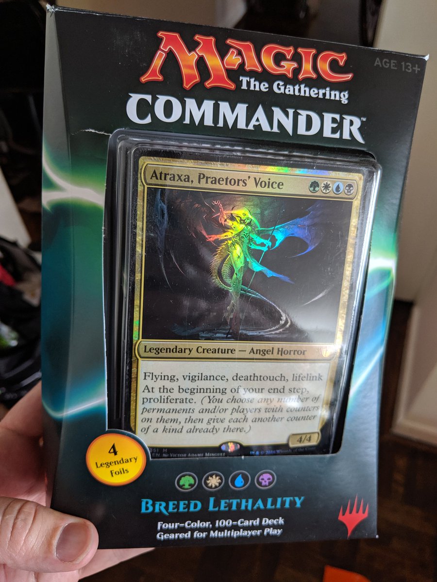 mtg commander 2016 breed lethality deck MTG Commander Deck EDH Deck Commander Helga, Skittish Seer 100 Magic –  Moonveil Games