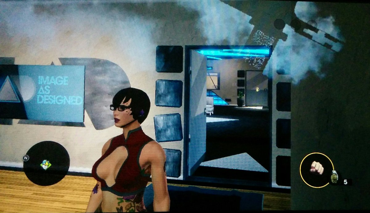 LogicalBorg's tweet photo. @SaintsRow I'm not concerned with 'Waaa' - But it would be nice if you could fix these glitches for the love of God 🙇🎮 https://t.co/Lgp8Q1uhRD