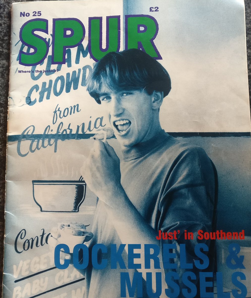 Samarkandiana's tweet photo. Remembering #JustinEdinburgh today as I look through an old copy of the @StuartMutler fanzine The Spur. This one contains my match report on 1991 pre-season match v #SligoRovers RIP, Justin. #COYS #THFC #mehstg #motd https://t.co/YBS3b2oIQ7
