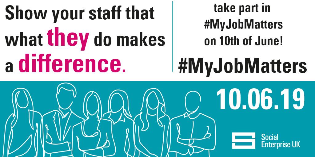 SocialEnt_UK's tweet photo. #MyJobMatters is tomorrow! We're looking forward to sharing #socent staff stories across social media, to show the difference that people of all roles are making as part of the movement. It's incredible easy to take part - find out how >> https://t.co/3f3q0s4bQs #socentcareers https://t.co/gkoFwIBkC9