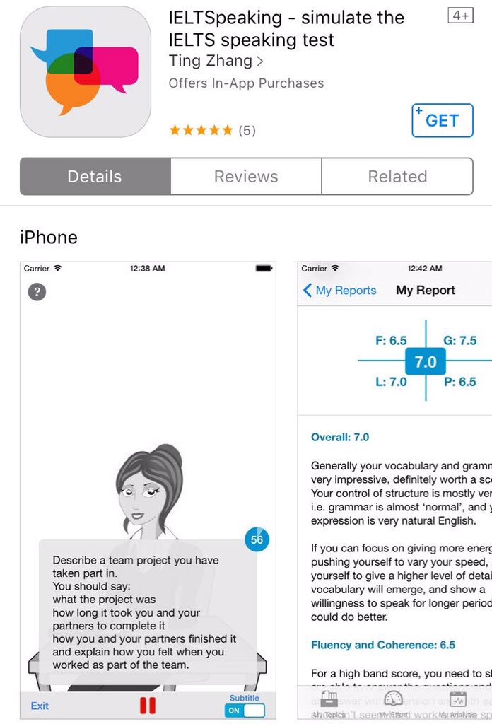 FilsTale's tweet photo. تطبيق ممتاز لمن أراد تطوير مهارة ال Speaking باللغة الإنجليزية و متوافق مع متطلبات ال IELTS👍🏼

https://t.co/AtzocYYbJ0 https://t.co/RFMgJL3yAR