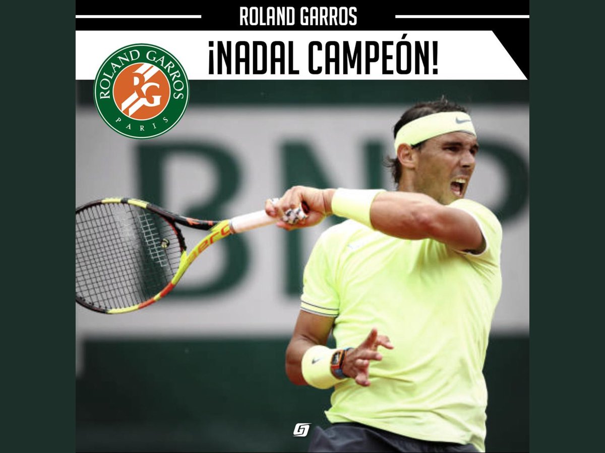 Maytuit11's tweet photo. Gracias será una república, pero es innegable que tiene un rey y es español, se llama Rafa Nadal https://t.co/WYnWDEuUr5
