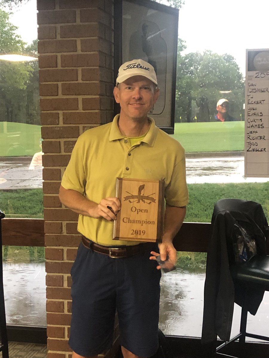 okleftygolf's tweet photo. Crazy weather &amp; massive amounts of water on the course this morning prompted the cancellation of the final round of the 2019 Oklahoma Lefthanded Golf Association tourney. 

1st round scores were used to determine winners:
https://t.co/HQ1tIO8CEz https://t.co/fJ26vOiRzN