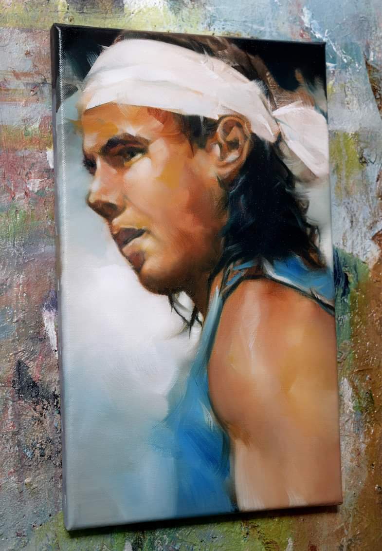 IROKGALLERY's tweet photo. https://t.co/DE0hUQpspw wij posten de blijdschap van Dorus: fan van
#Nadal #RafaelNadal by Dorus Brekelmans olie op linnen https://t.co/t8vGGTEF86
