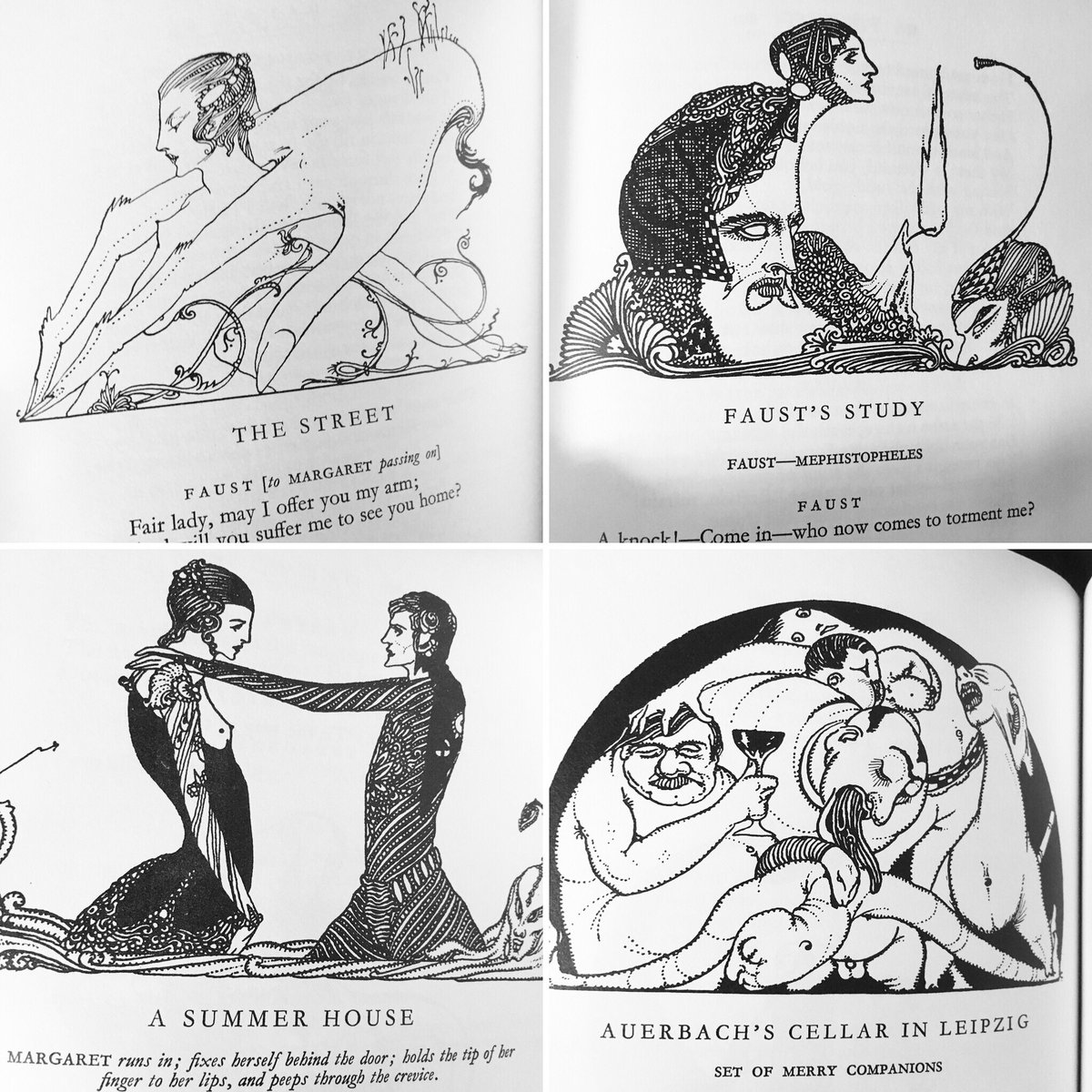 Jamie Lawson On Twitter Harry Clarke S Illustrations For Goethe S Faust So Great