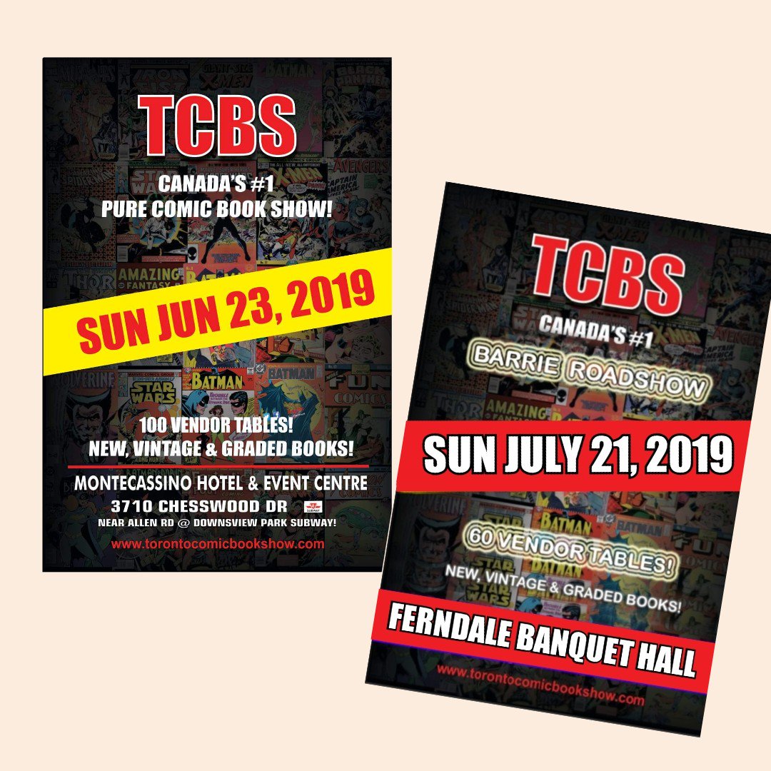 tocomicshow's tweet image. Didn't get your comic fix this wkmd?? We have you covered! 2 great cities, 2 great shows! $7 at the door! torontocomicbookshow.com #collect #tcbs #comics #comicbooks #comiccon #spiderman #avengers #Toronto #Barrie #Hamilton #Niagara #Kitchener #London #Vaughan #Oshawa #Newmarket