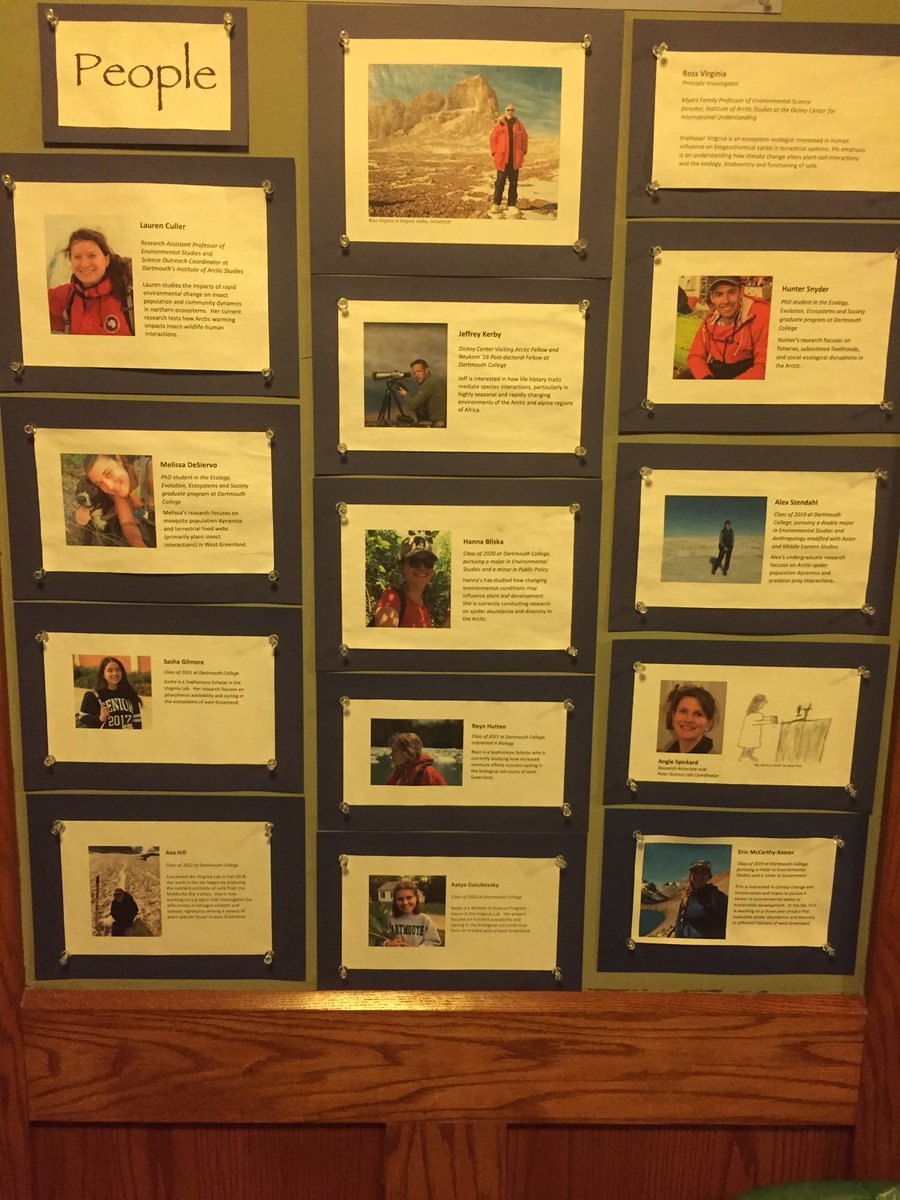 Science is a team sport. Congrats to new <a href="/dartmouthalumni/">Dartmouth Alumni</a> Alex Stendahl '19 <a href="/bigsten15/">Alex Stendahl</a> graduating w/ 2 majors, high honors for research in Greenland, women's rugby national champion, and a to be missed member of <a href="/RVirginiaPolar/">Ross A Virginia</a> <a href="/leculler/">Dr. Lauren E. Culler</a> lab group.