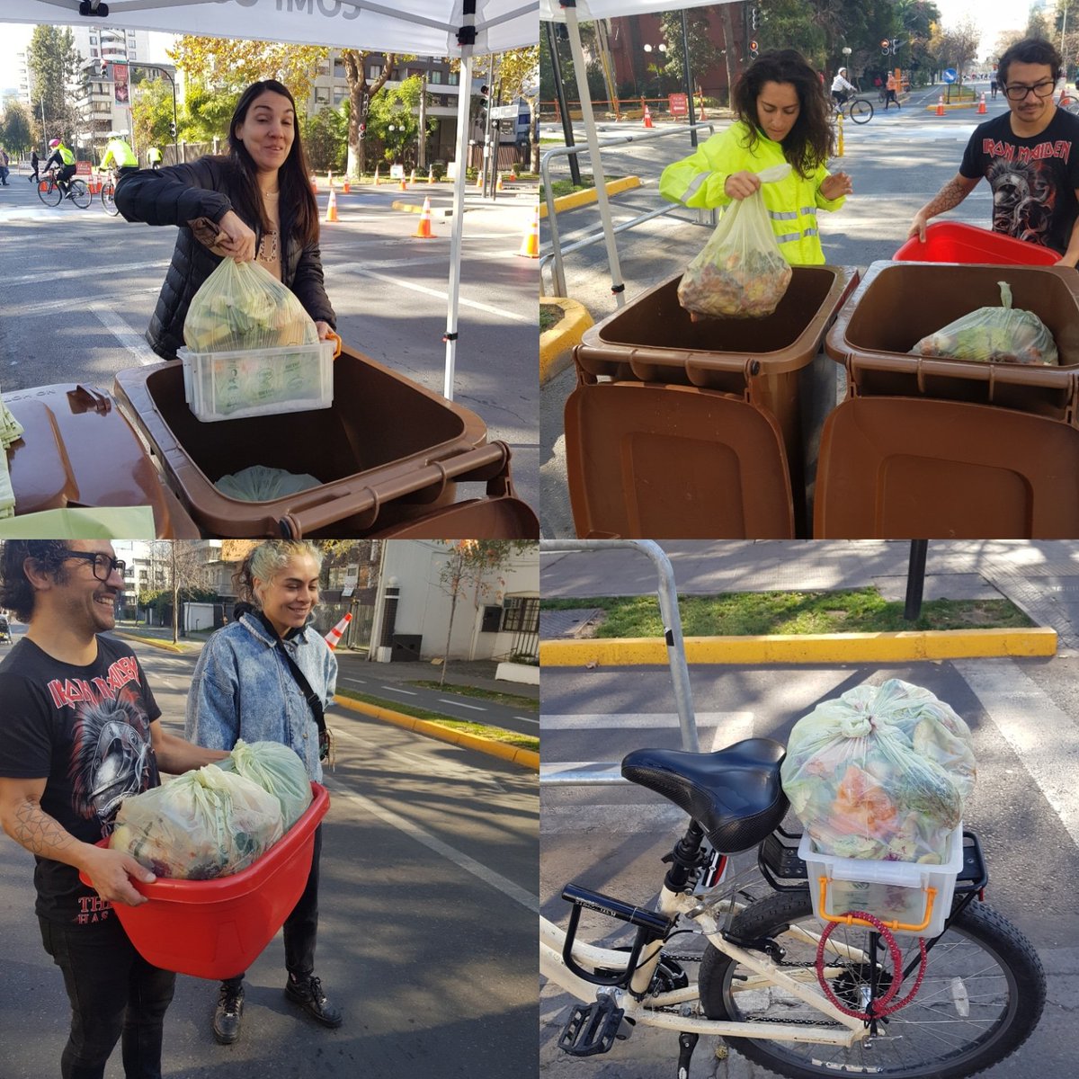 BiobagC's tweet photo. Recibiendo residuos organicos de las familias de Providencia. @evelynmatthei gracias por su apoyo. Ojalá pueda pasar a vernos a Pocuro con Lyon. https://t.co/PuiFlVZPXp