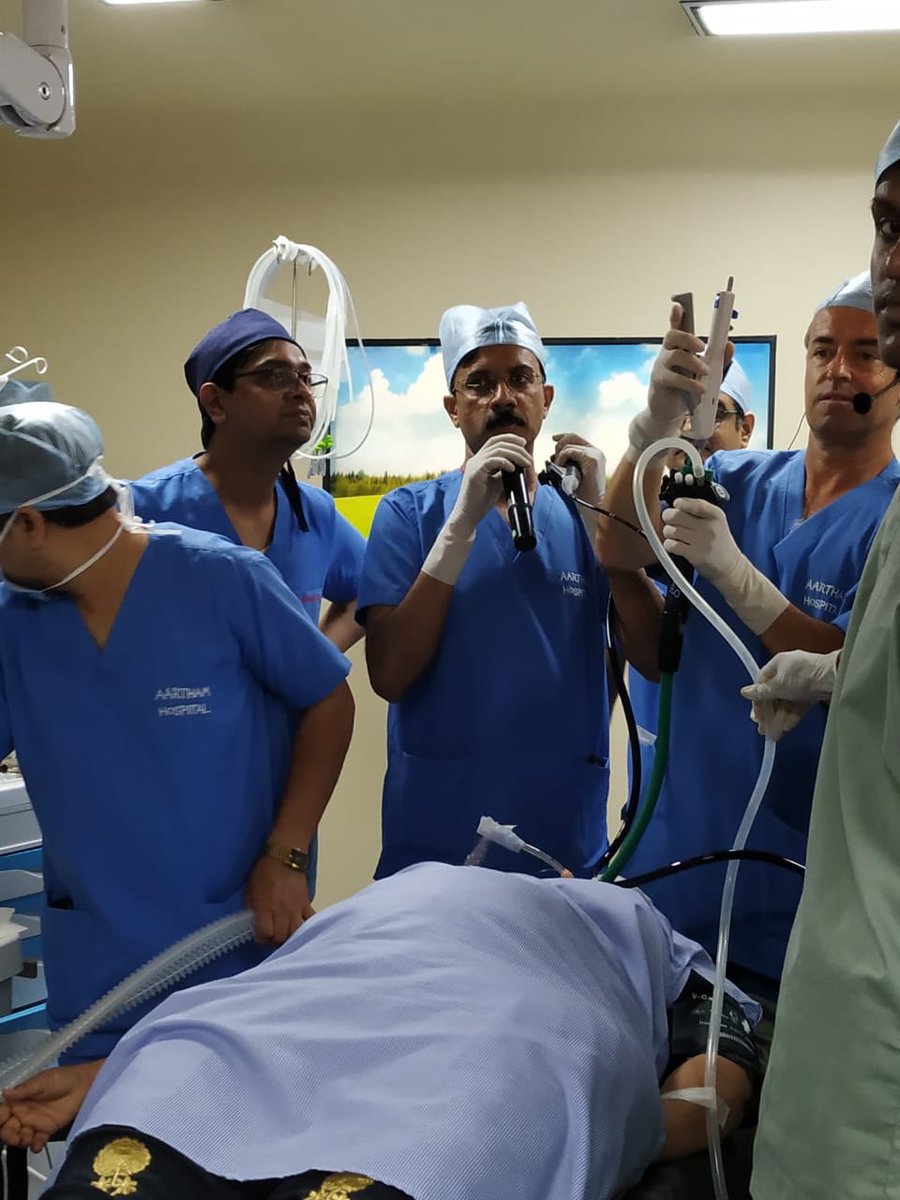 2nd POSE ( Primary Obesity Surgical Endoluminale) case in India @ Ahmedabad for treatment of Obesity 
With Dr Gotrand Lopez Nava (Spain)