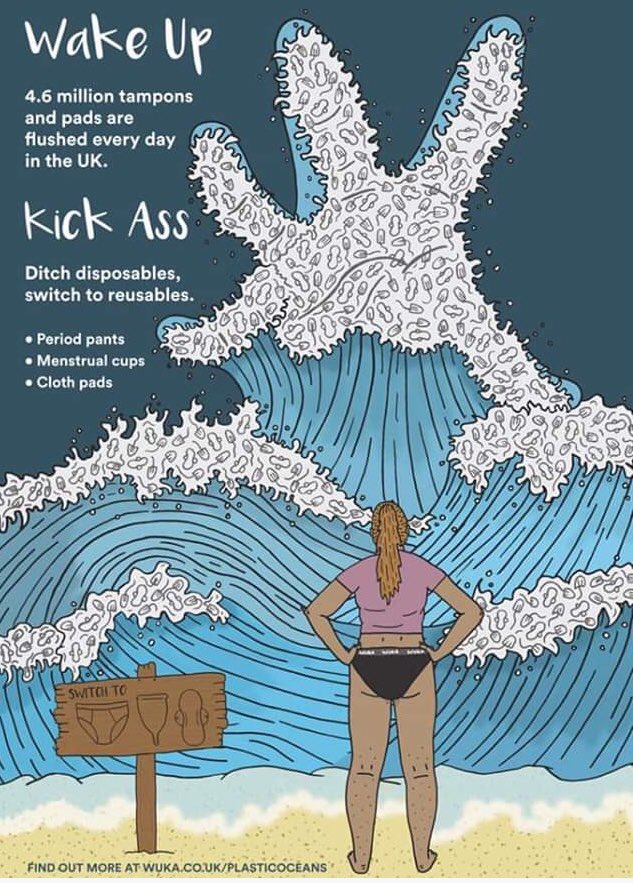 #stoptrashingwaves I pledge to end plastic periods to end plastic oceans... no one wants to surf next to a tampon anyway! @womenkiteboardingcommunity ⁦@wsl⁩ #womenwhosurf