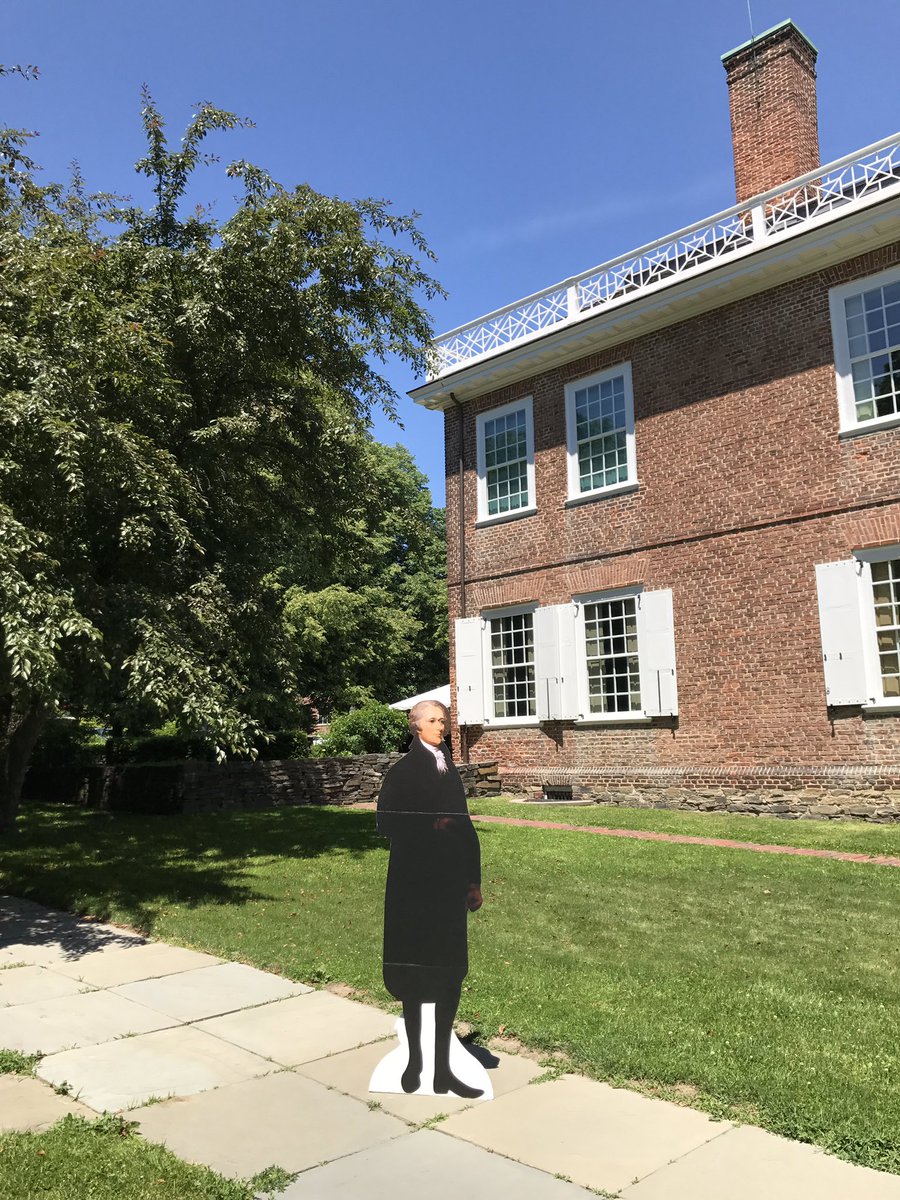 SchuylerMansion's tweet photo. Hamilton's enjoying the beautiful weather today! ☀️ https://t.co/ttPxzt94TQ