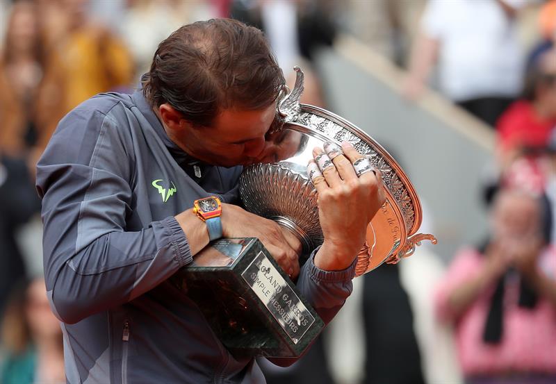 Rafael Nadal, con su 12º Roland Garros (Foto: EFE).