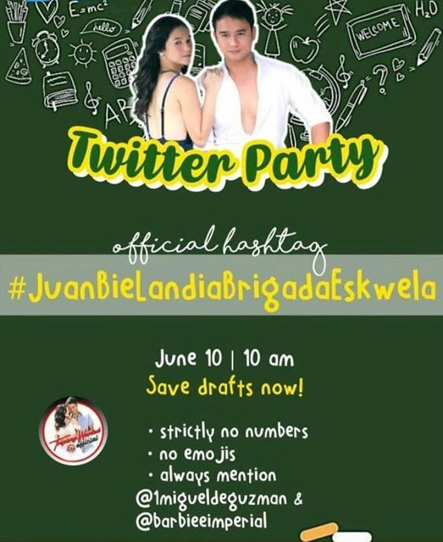 _Kap28_'s tweet photo. Twitter Party Tom! 

@1migueldeguzman 
@barbieeimperial  
#JuanBieLandiaBrigadaEskwela https://t.co/wuFzqiQdfk