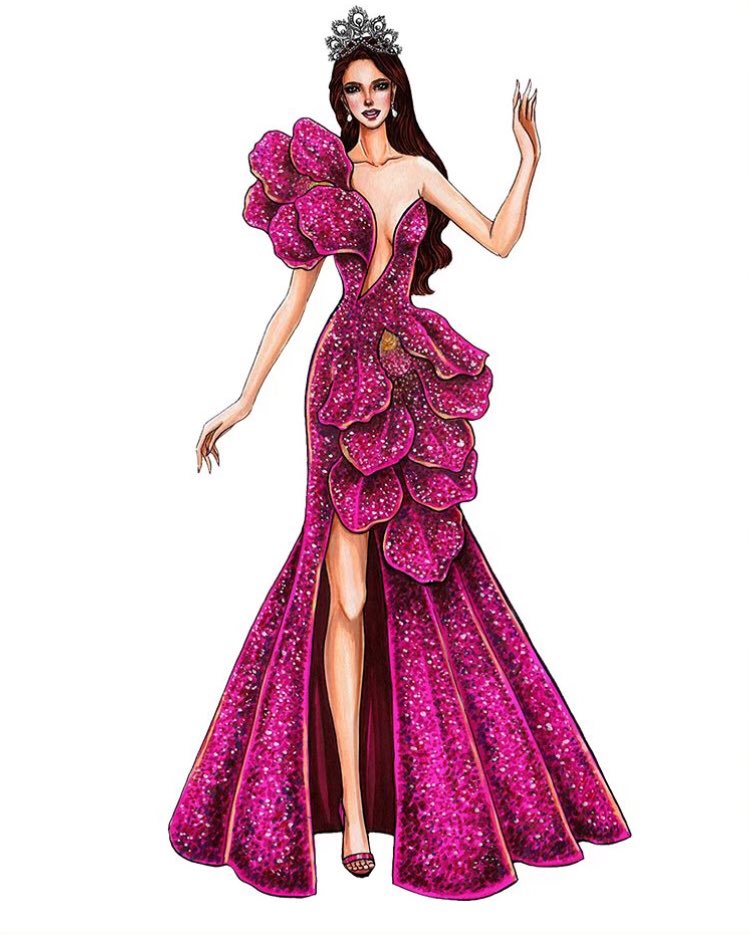 crlsilvestre's tweet photo. Ladies and Gentlemen, the Waling-Waling gown for Catriona Gray’s final walk #BbPilipinas2019 https://t.co/ENvVjoZ3Qq