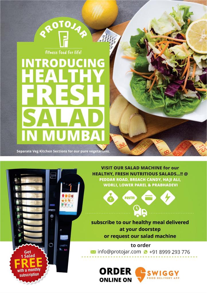Protojar1's tweet photo. Eating healthy at work matters.
Protojar brings fitness food available in automated vending machines in India. DM to install Protojar VM @ your office
#vending #vendingworld #vendingmachine #healthfood #salad #ketodiet #workplace #workplacefood https://t.co/Ggturhficl