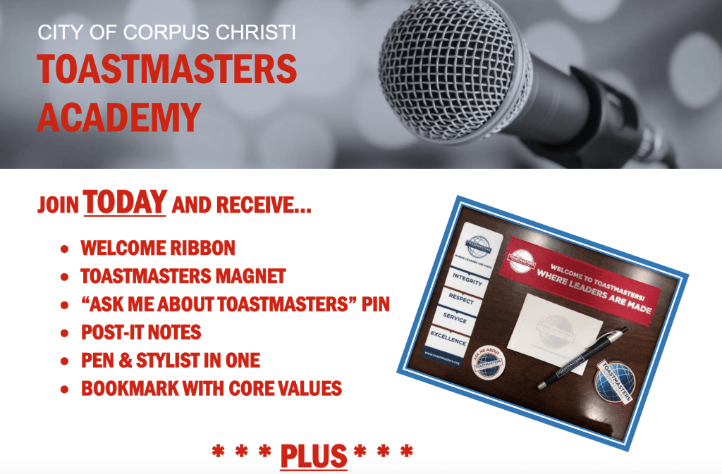 learningcctexas's tweet photo. Join the Toastmasters Academy: Now Eligible for Tuition Reimbursement
#Toastmasters #CityChampions https://t.co/0xBmgw93N2 https://t.co/W7rb77R7MZ