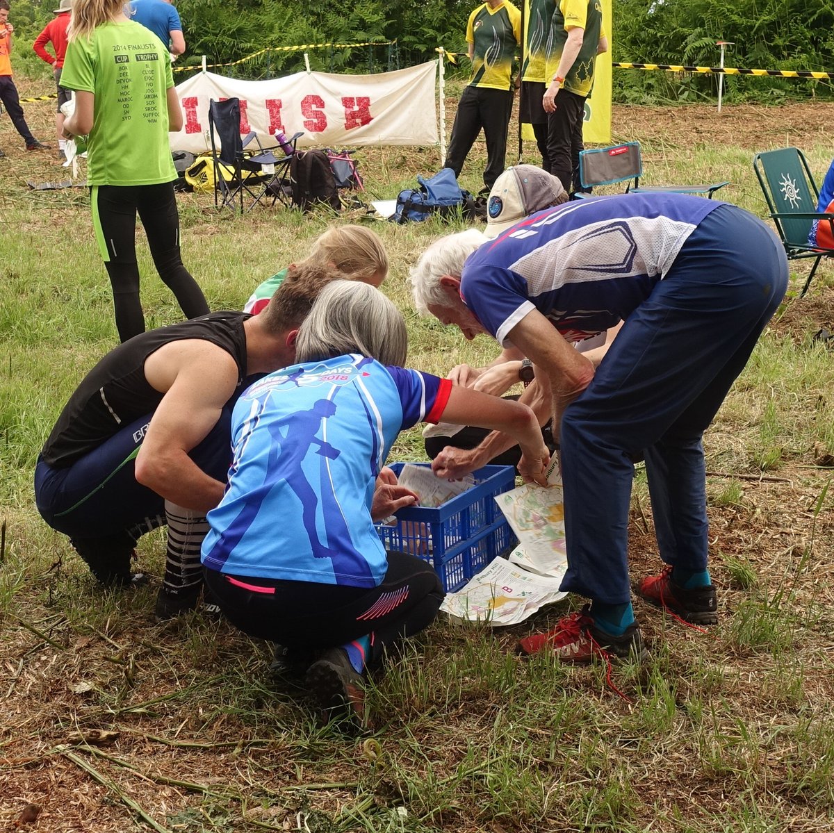 When you tell orienteers that they can have their map back now. #NWORelays