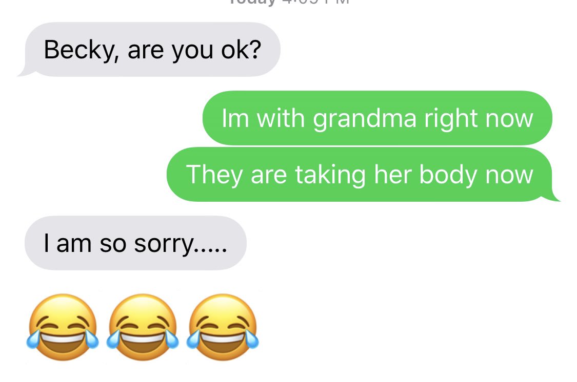 Messages Mom Details Honey, your Grandma has just died LOL FPACKWATCH Mom,  do you even know what LOL means? - iFunny Brazil