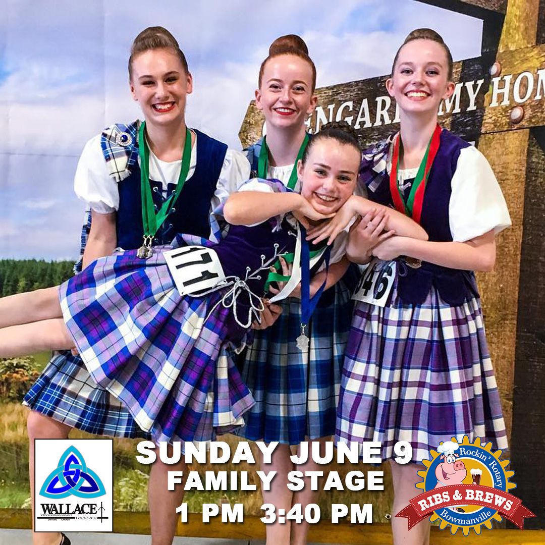 Wallace Symington School of Highland Dance is performing NOW on the family stage!