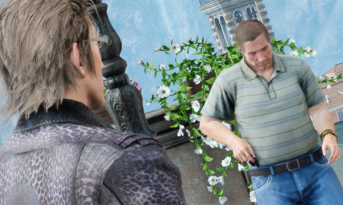 Aranea is not the only one guilty of staring at Ignis, by the way.#ffxv #ignisscientia #ignis #FFXVSnapshot #イグニス #theshame