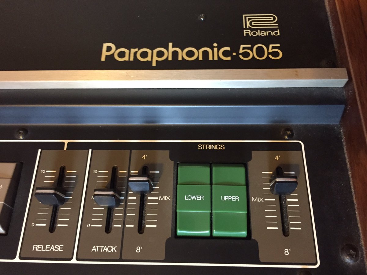 baronvonharris's tweet image. ...gawd but I do love my paraphonic 595...😍😍🎹 #StringMachine #Roland #Paraphonic505