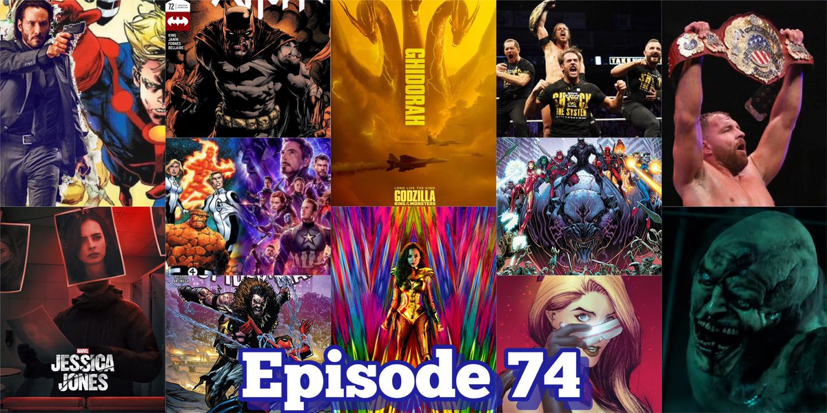 New #Podcast! This week we review #GodzillaKingOfTheMonsters! We also react to the #ScaryStoriesMovie trailer &amp; talk tons of #MCU news! All that plus #comicbook reviews &amp; #Moxley in #njpw! #PodernFamily <a href="/DCPNetwork/">DramaCityProductions</a>
Podbean: bit.ly/2WqTUyG 
iTunes:goo.gl/kLt2S6