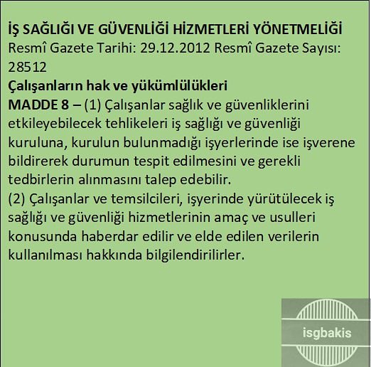 isgbakis's tweet photo. 96-Çalışanlar sağlık ve güvenliklerini etkileyebilecek tehlikeleri bildirmeli ve gerekli tedbirlerin alınmasını talep etmelidir.
#isg #işgüvenligiuzmanı #işgüvenliği #insaat #santiye #isguvenligi #yüksekteçalışma #tehlike #osgb #iskazasi #hse #safety #formwork #work #isgbakis https://t.co/czM9BnraBm