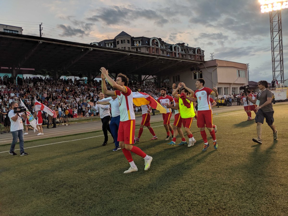 CONIFAOfficial's tweet photo. WINNERS! South Ossetia show off their winning ways! https://t.co/s99x5J0Bwz