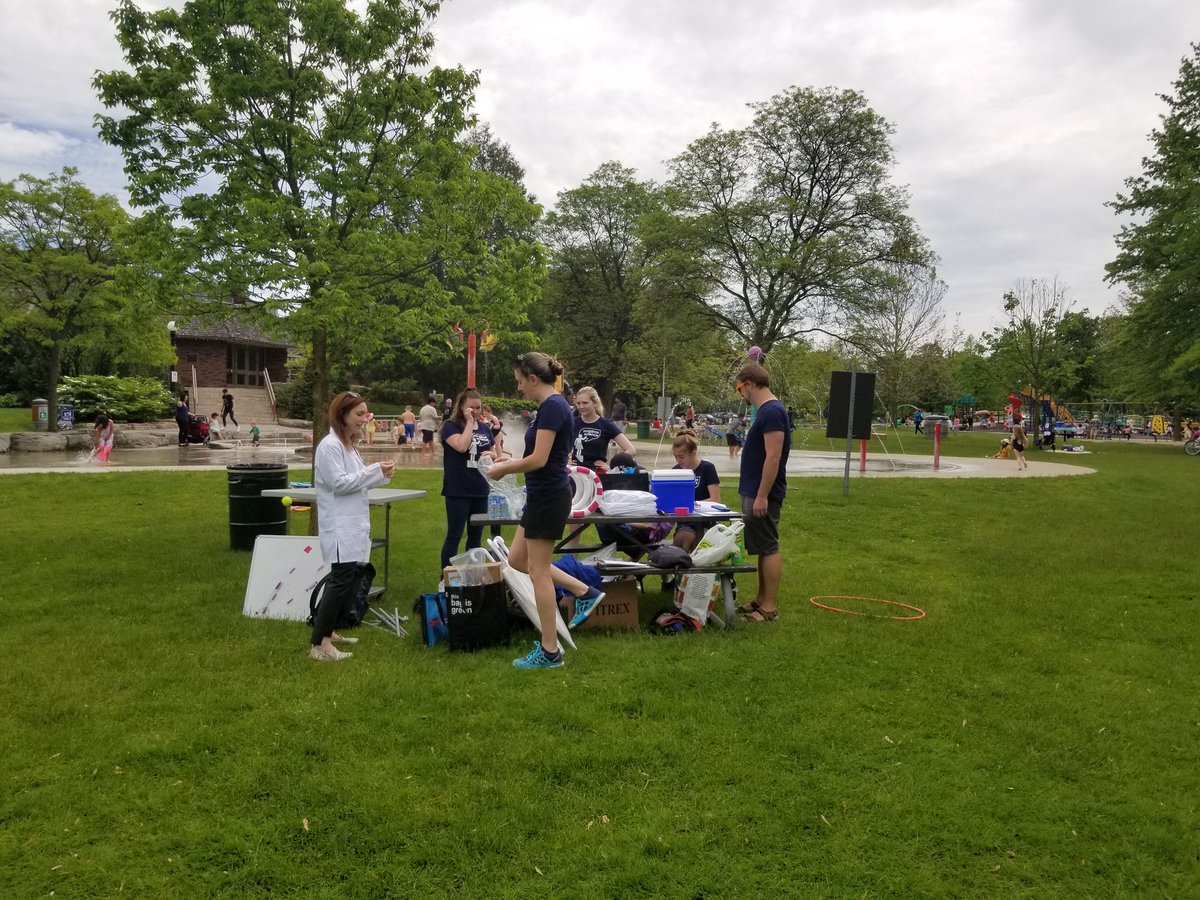 Our speakers are getting ready &amp; are excited to start!!! 😁<a href="/SoapboxScience/">Soapbox Science</a>