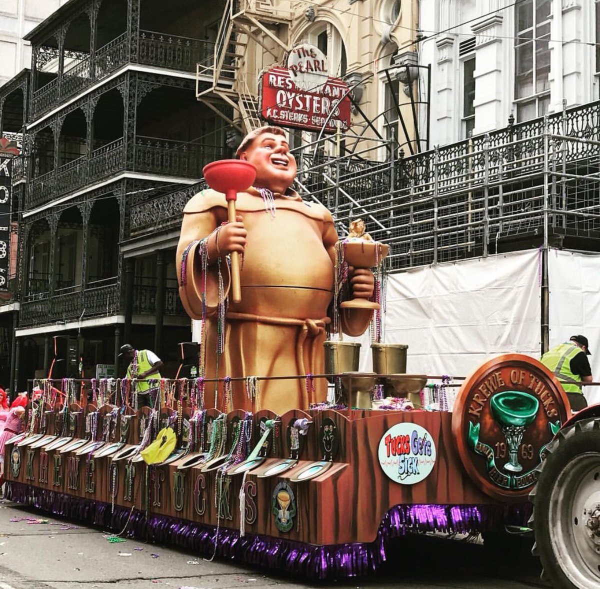 It’s June 9th! - Happy National Tucks Day! 🍺📿🚽🧻
.
.
🎭 Celebrate with us today using #nationaltucksday with your fav pics from Tucks and Mardi Gras!!
.
.
#1969 #69 #mardigras #carnival #neworleans #mardigras #ridetheparty #followyournola