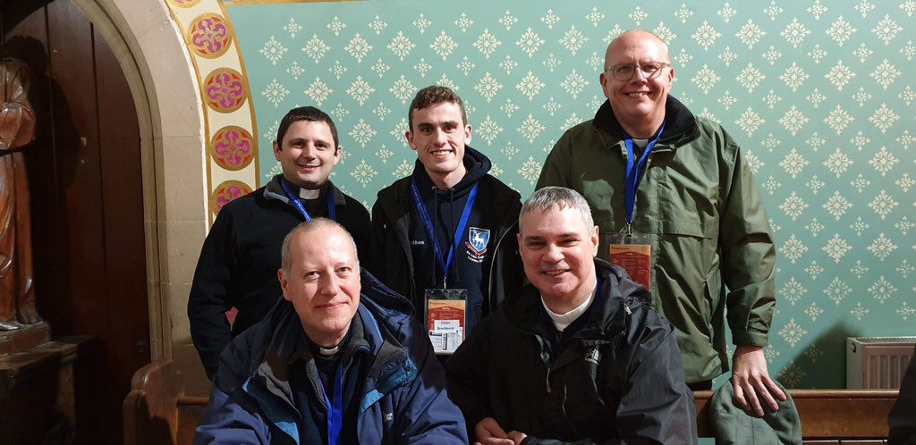 Some of the CathSoc Committee enjoying World Youth Day @ Home this weekend 😊 #wydathome