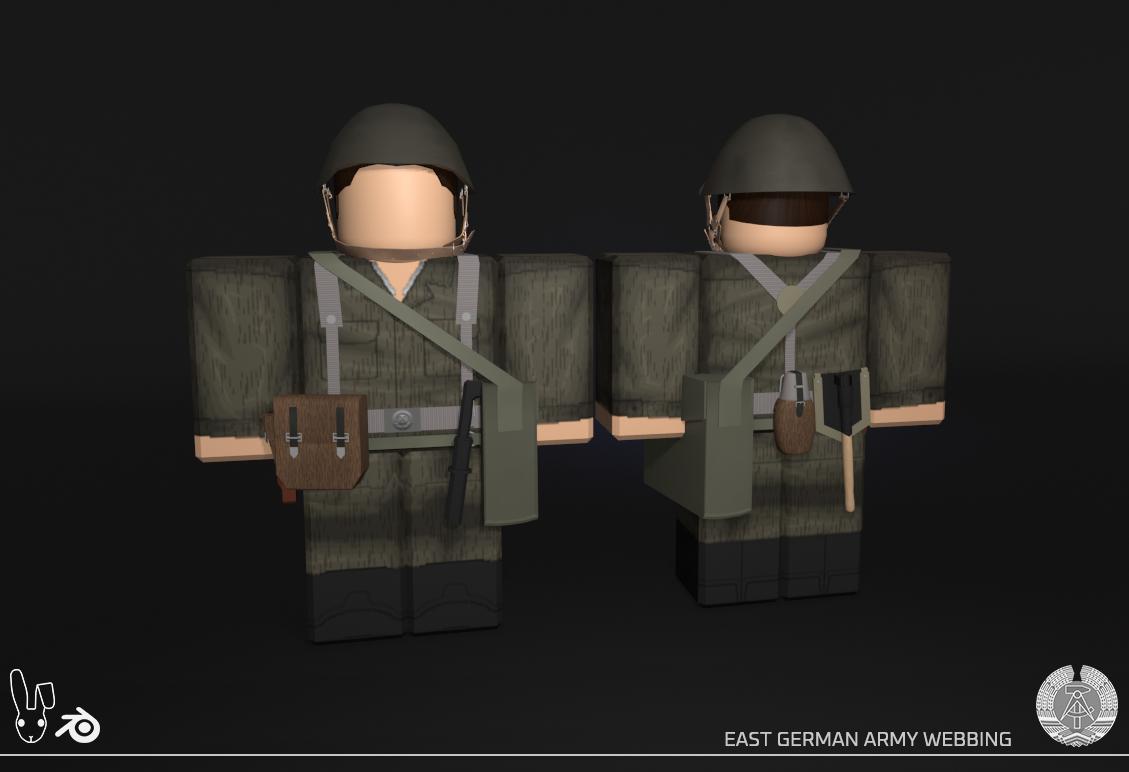 Fesoj Nedor On Twitter Final Part Of The Ddr Commission The Webbing Roblox Robloxdev Blender - german armies roblox