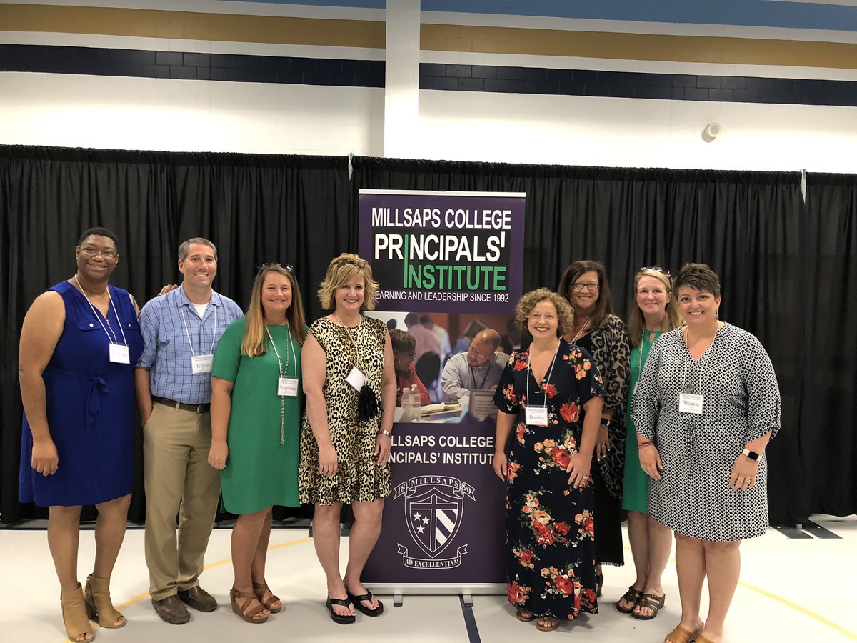 LizMauldin's tweet image. LCSD represented at Millsaps College Principals’ Institute 2019! #differencemakerLCSD