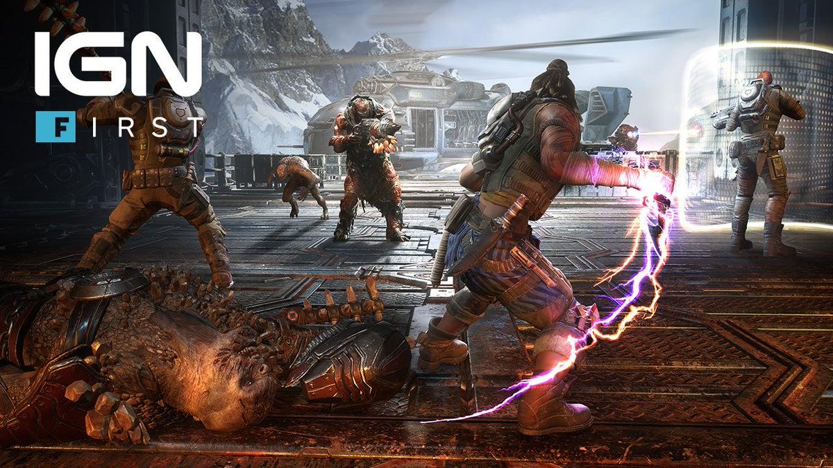 IGN's tweet image. We went hands-on with Gears 5's brand new Escape Mode. Read our preview to learn what we thought: #E32019 #XboxE3 bit.ly/2ZkjuTd