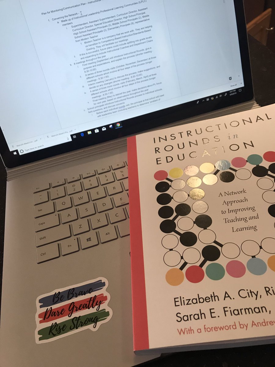 allysonwalroth's tweet image. Excited to start using Instructional Rounds in ILPLC next year to help our leadership team determine how better to support district initiatives through purposeful And targeted professional learning! Already planning for next year! #MASSPalignment