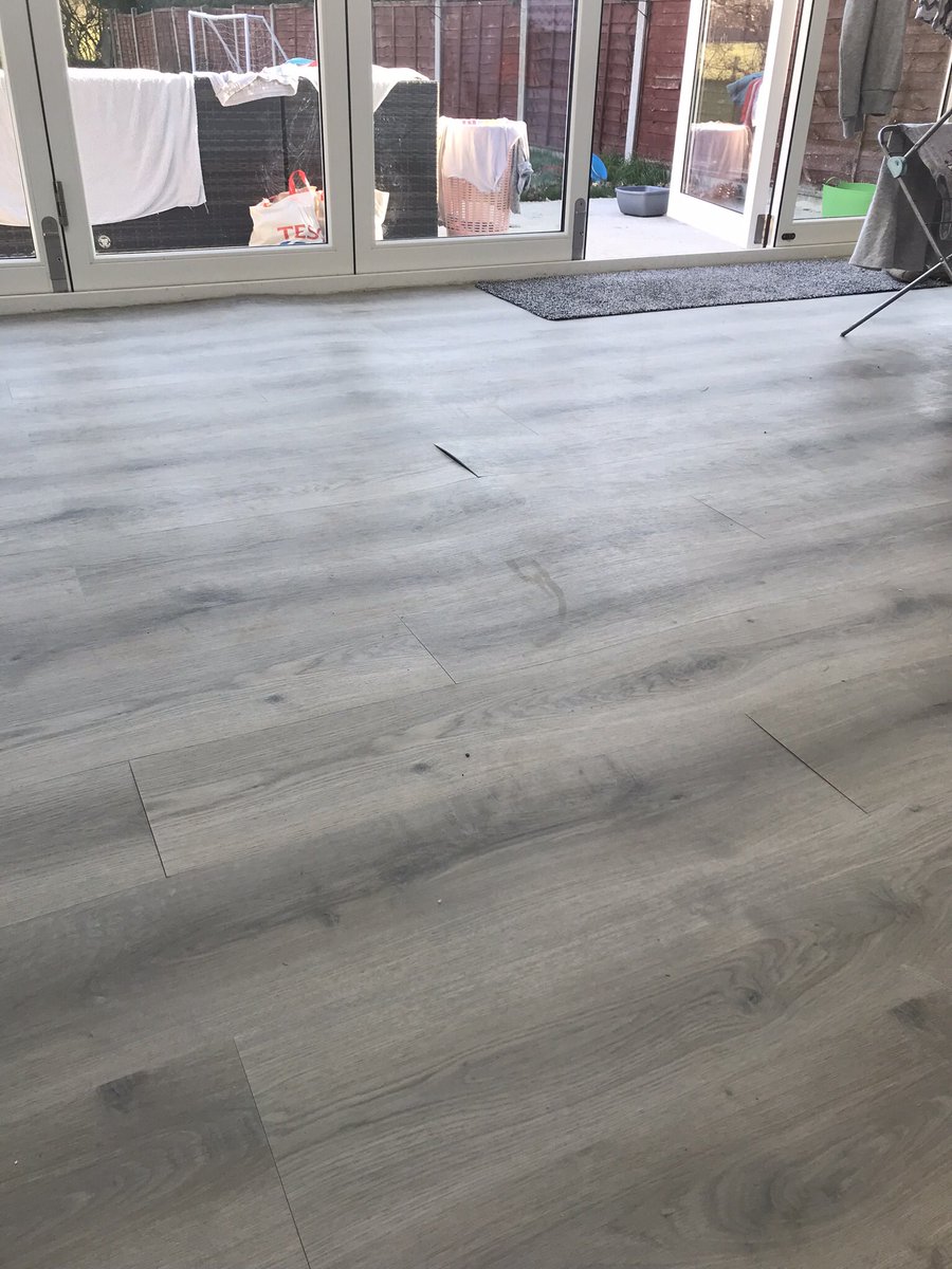 Love2_Holiday's tweet photo. @UKFloorDirect this wasn’t the look I was going for! 4 months later you are still making excuses! We just want our money back! Your T&amp;Cs not even up to date as the ADR company you recommend won’t work with us, as you do not answer their emails either #poorservice #consumerrights https://t.co/i0AUwXTrgk