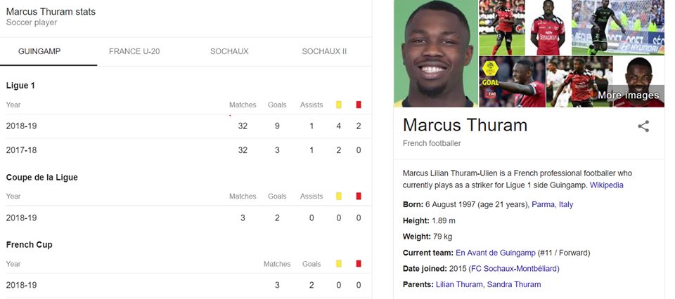 JPLio's tweet photo. @FootyIndexBlog Marcus THURAM. 21 yo. Team is relegated, he was due for a transfer around £20-25K anyway. Given his attributes, BPL is likely. Currently putting money on him as he sounds a bargain at £1.01. Especially with this name, you gotta trust the genes. 🤣😍🤩 Ur thoughts? https://t.co/rcGsTM41dt