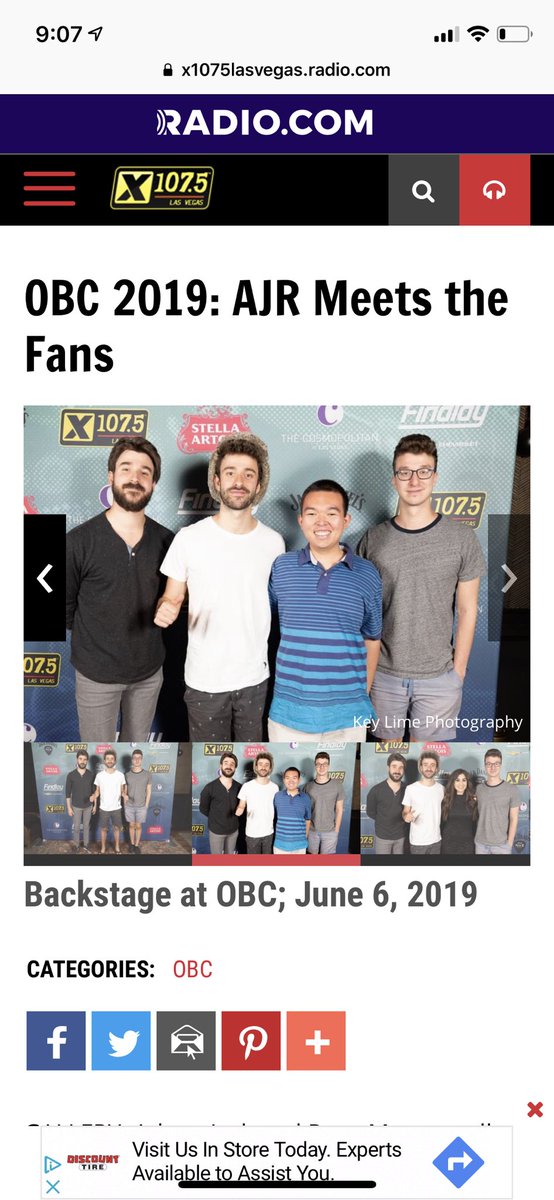 jmarks2015's tweet photo. It was great meeting @SYMLMUSIC @shaedband @AJRBrothers @SSPU @X1075 
#x1075 #obc #ourbigconcert #OBC2019 #syml #symlmusic #shaed #shaedband #ajr #ajrbrothers #sspu #silversunpickups https://t.co/ITou2aysTD