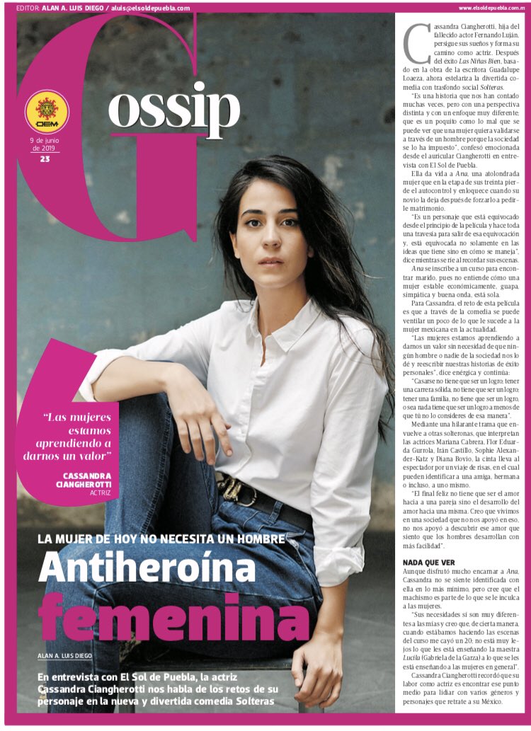 PinPoint_Com's tweet photo. #PinPointNoticias
“El final feliz no tiene que ser el amor hacia a una pareja sino el desarrollo del amor hacia una misma” @casciangherotti en entrevista con @elsoldepuebla1 por la cinta @solteraspeli ¡Ya en cines!
🔸 https://t.co/8VPfpXfOYz
#PinPoint #GrandesTalentos https://t.co/ToGwtVRR13