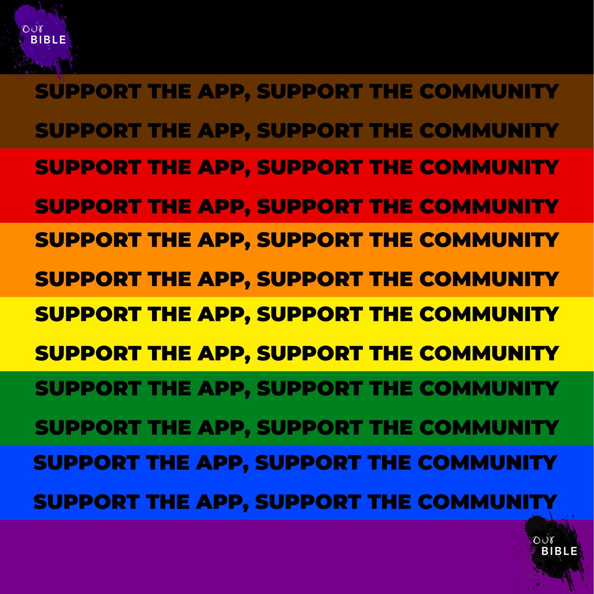 OurBibleApp's tweet photo. When you support the app, you support the community.
Support us with a monthly subscription or one-time donation today.
#SupporttheAppSupporttheCommunity #SupportOBA #OBAPride
https://t.co/xnuEheKZzq https://t.co/LergTiDkxb