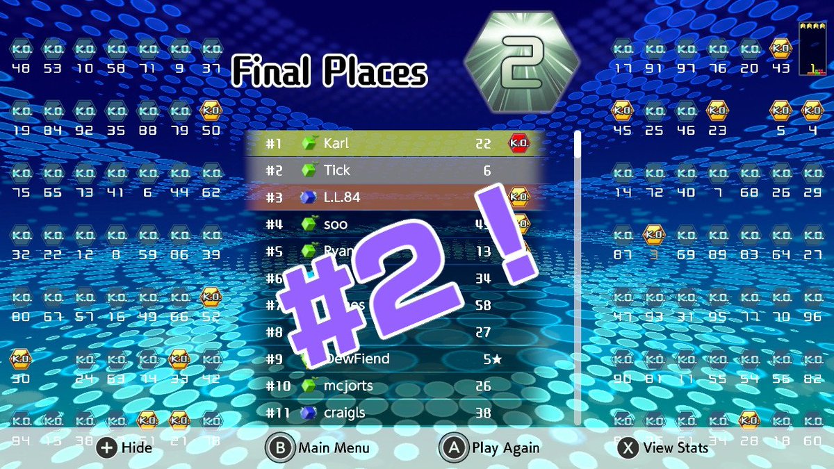 Tickthokk's tweet photo. #Tetris99 #Tetris #NintendoSwitch https://t.co/ZNZG6kmxWu
