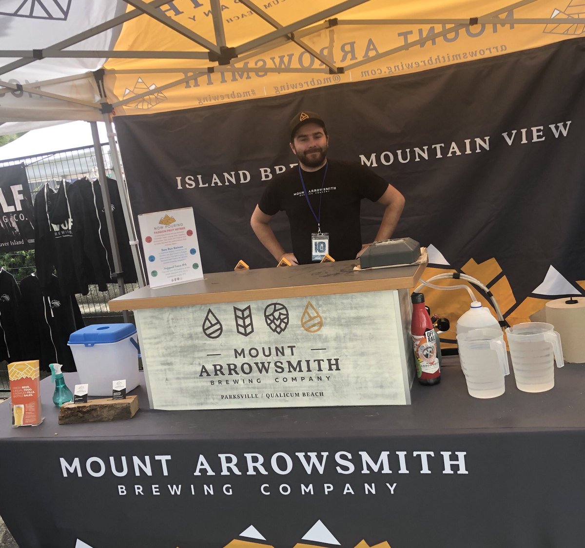 Day two of VCBW beerfest! Come check out while supply’s last.