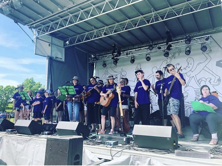 Musicability Choir is all about inclusivity and they're starting us off with a smile here at #ottwestfest! ☀️ #westfest2019 #ottawamusic