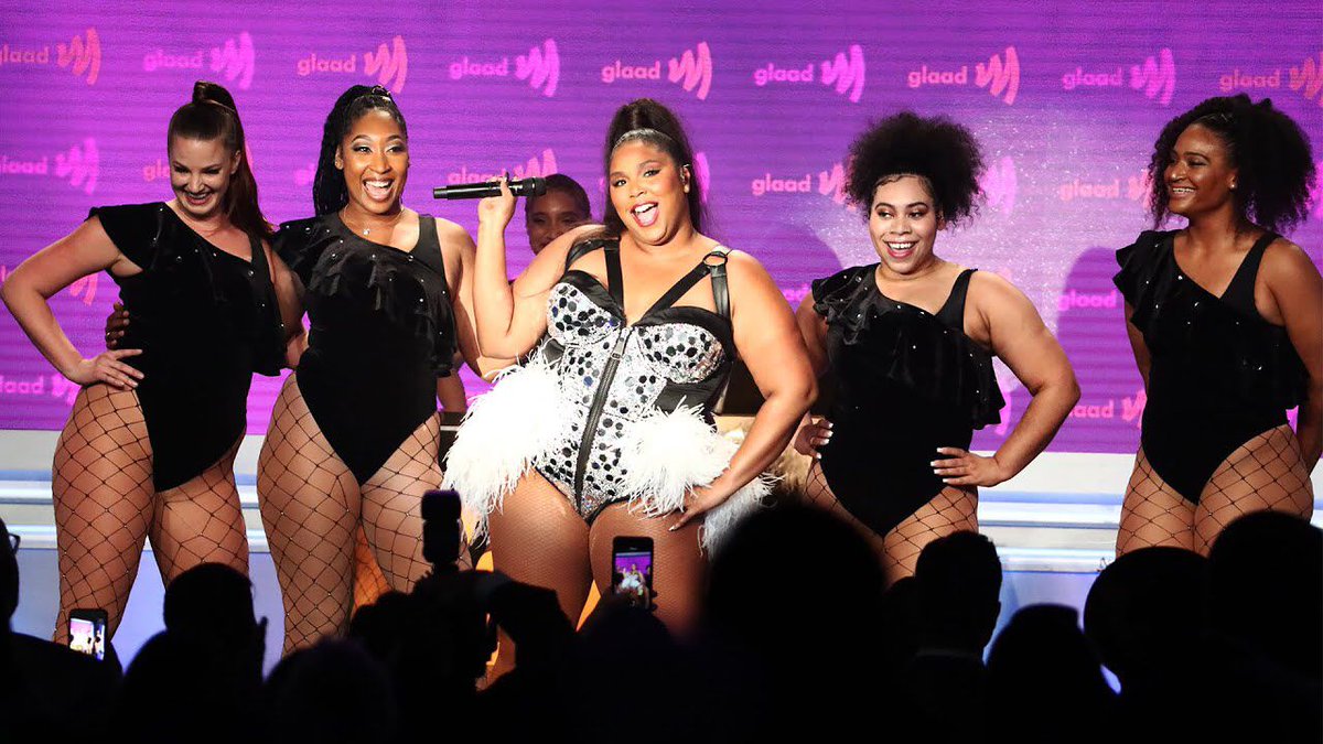 TSaundersmakeup's tweet photo. My New SHERO!!!
Lizzo performs “Juice” at the 30th Annual GLAAD Media Awards https://t.co/IXyg4YDHIZ from @youtube https://t.co/14HwT0s39g