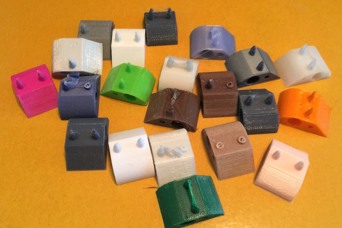uCHobby's tweet photo. I just uploaded my simple test object to test new filaments I get from @MakerBoxMe to @thingiverse.  #3DPrinting 

https://t.co/d8i4g5rvqI https://t.co/fFwBhxlaEP