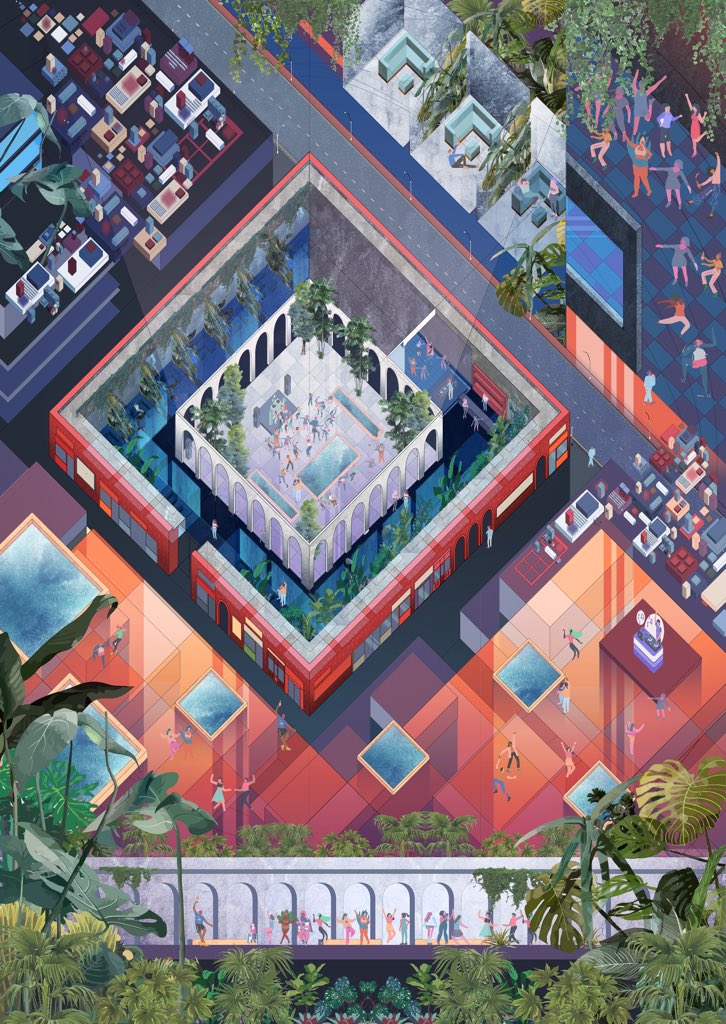 QUEER SPACE PANEL DISCUSSION \o/ 🏳️‍🌈

Join <a href="/OH141_/">OH141</a> boss @sarrawild this Tuesday evening to explore queer architectures, spatial programming and social occupation through the queer Glasgow club scene.

Image: Cécile Ngọc Sương Perdu

TKTS £5/£3/£0 >

eventbrite.co.uk/e/architecture…