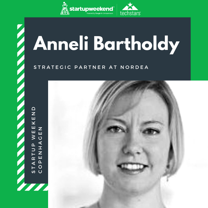 CphSW's tweet image. Startup Weekend Copenhagen is proud to present event mentor Anneli Bartholdy - Strategic Partner @ Nordea 

🎫 Last chance to grab your ticket bit.ly/CPHSW19  

#cphftw #cphsw #cphftweek #fintech #startupweekend #givefirst