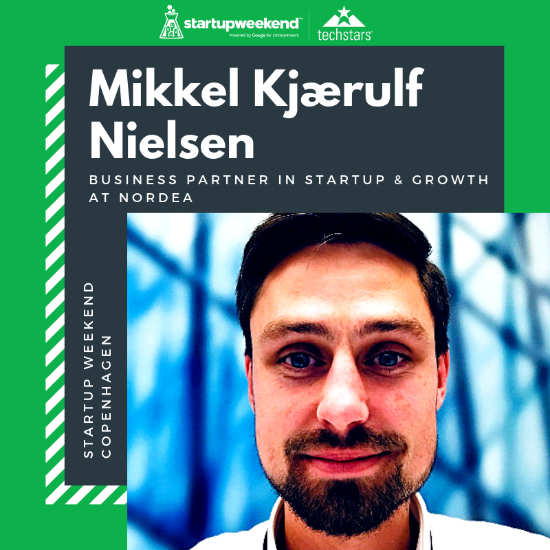 CphSW's tweet image. Startup Weekend Copenhagen is proud to present event mentor Mikkel Kjærulf Nielsen - Business Partner in Startup &amp;amp; Growth @ Nordea 

🎫 Last chance to grab your ticket bit.ly/CPHSW19  

#cphftw #cphsw #cphftweek #fintech #startupweekend #givefirst